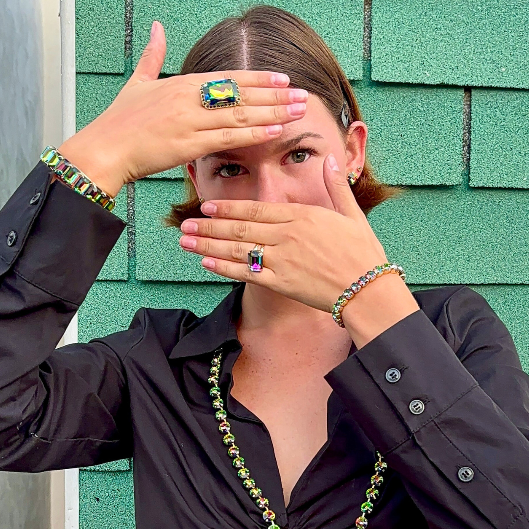 Julianna Emerald Cut Cuff Bracelet - BFD78BGVO