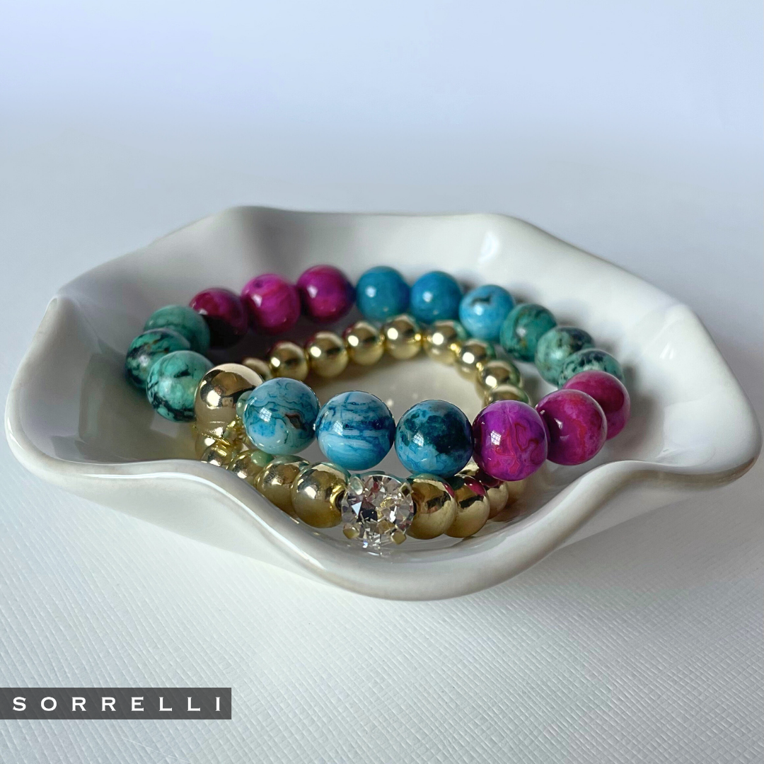 Single Crystal Stretch Bracelet - 4BFJ21BGCRY