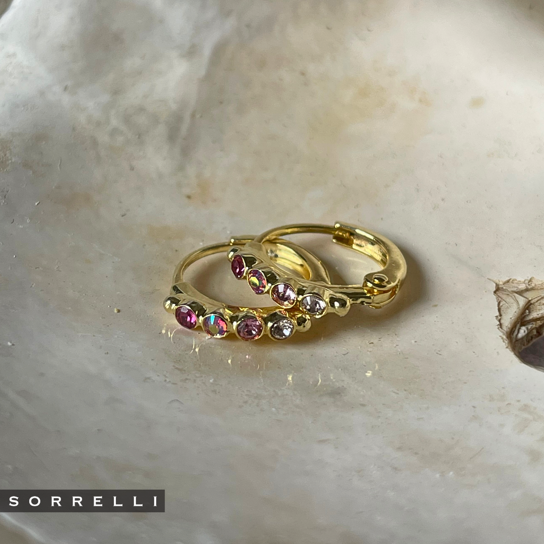 Mini Embellished Huggie Hoop Earrings - EFN6BGBFL