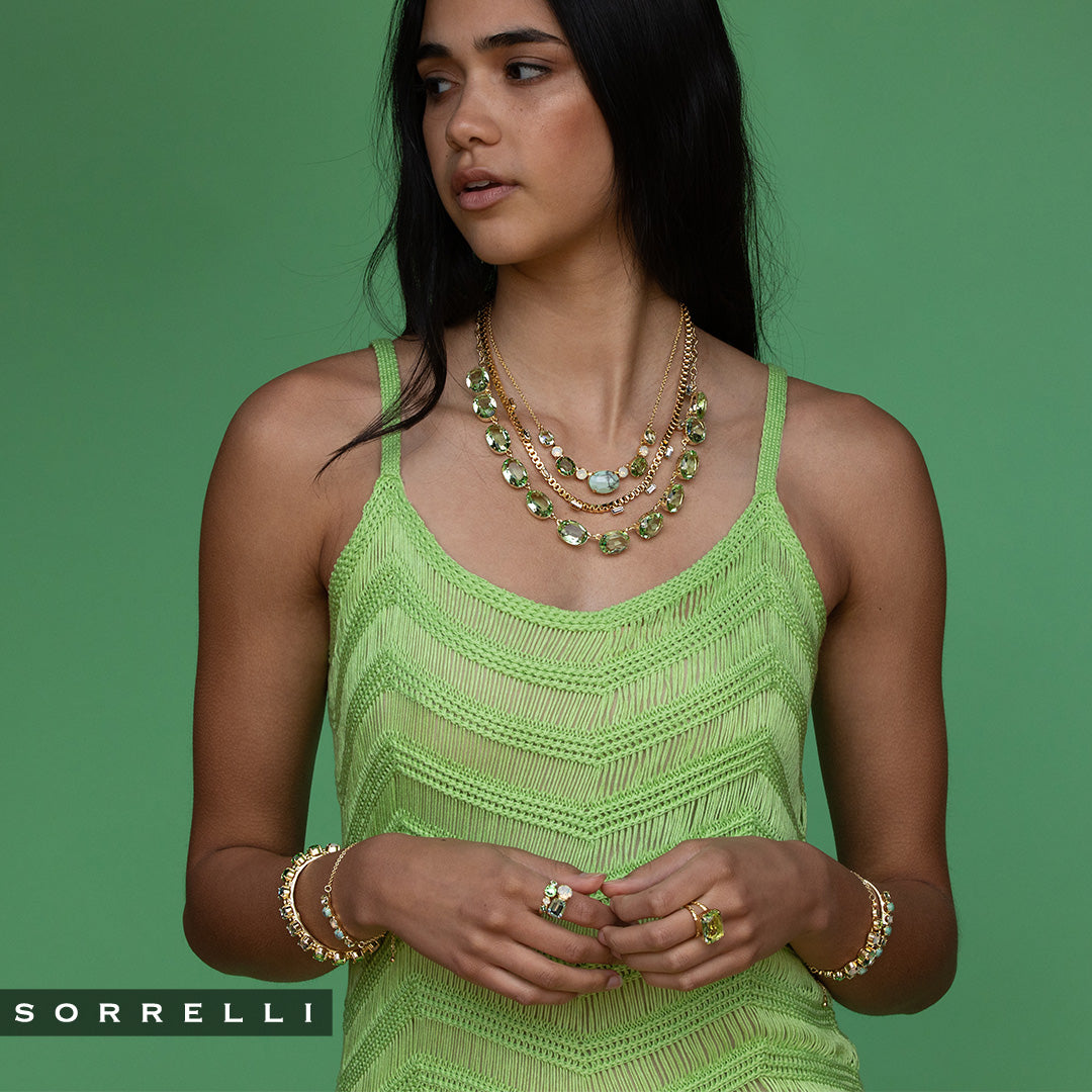 Cleo Classic Tennis Necklace - 4NEZ19BGCRY