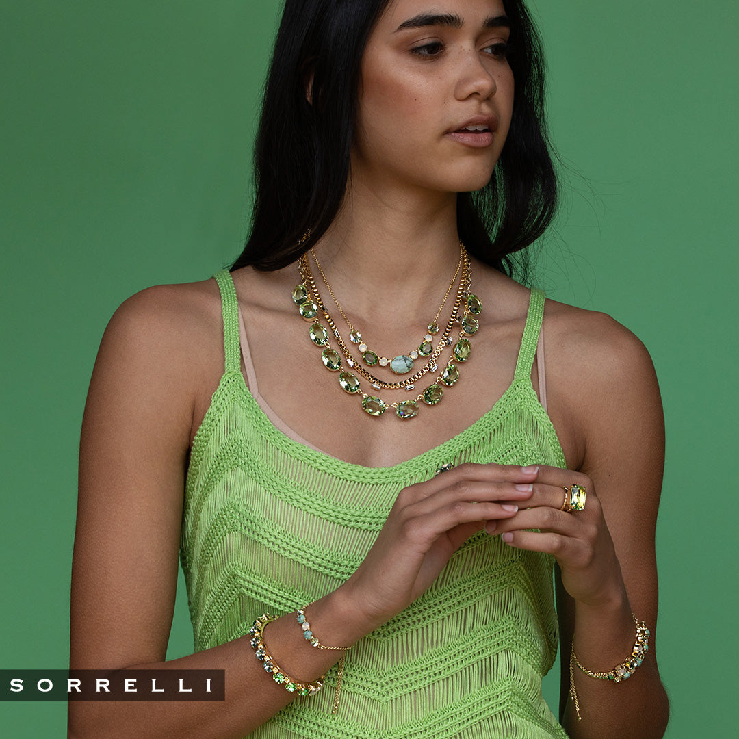 Cleo Classic Tennis Necklace - 4NEZ19BGCRY