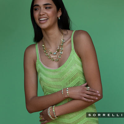 Cleo Classic Tennis Necklace - 4NEZ19BGCRY