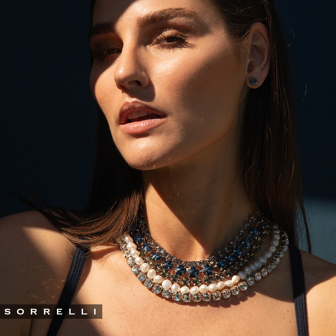 Matilda Layered Tennis Necklace - 4NFL18PDMDP