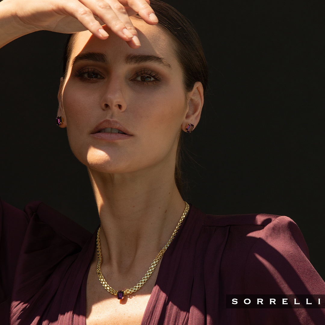 Octavia Single Crystal Tennis Necklace - NFK6BGMRL