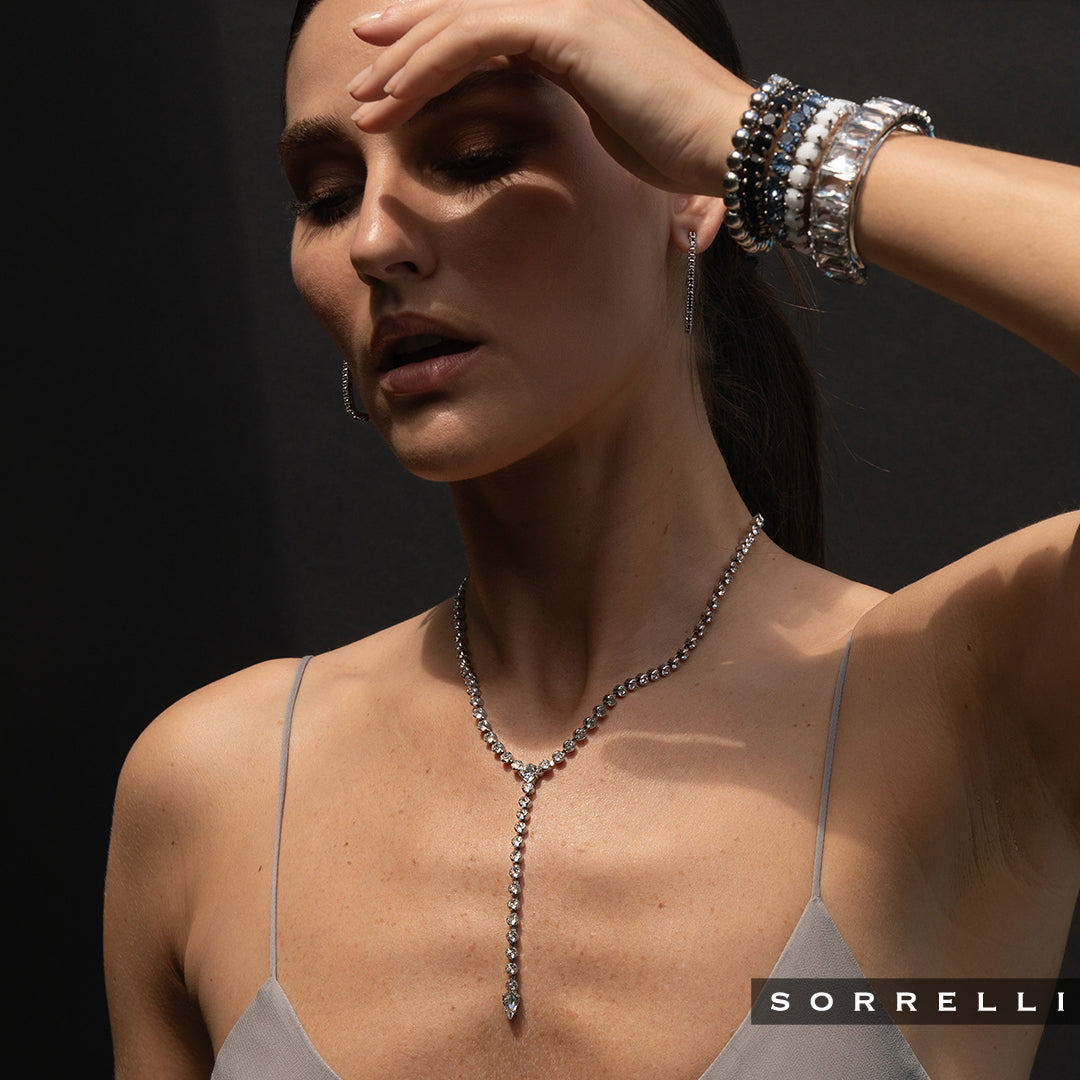 Shay Rhinestone Hoop Earrings - EFL7PDASP