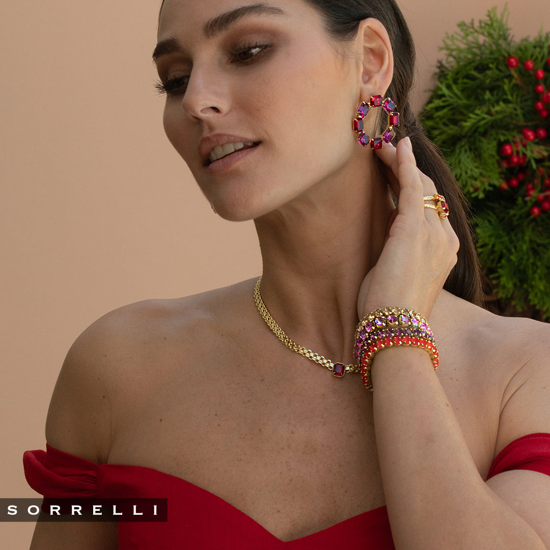 Octavia Single Crystal Tennis Necklace - NFK6BGFIS