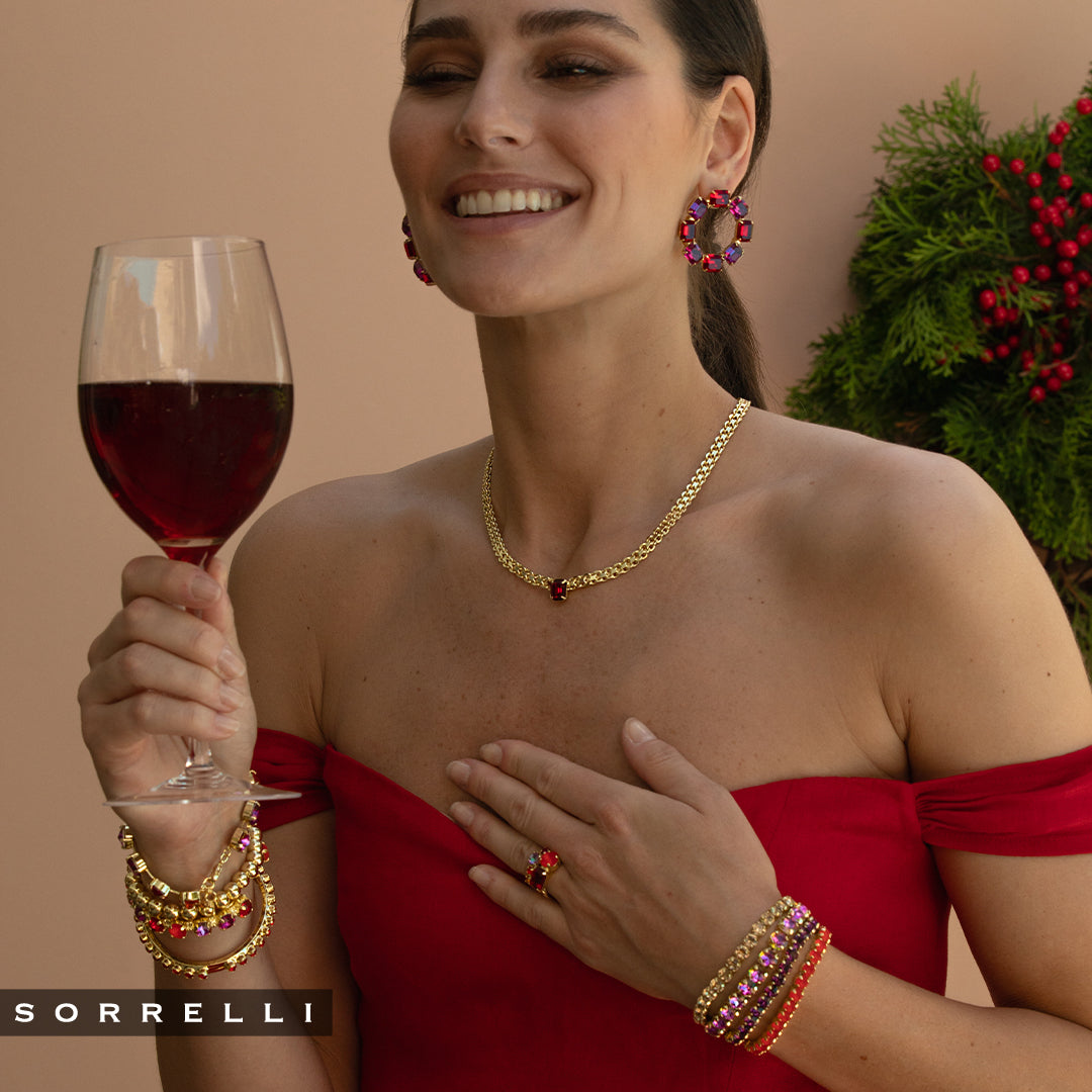 Octavia Single Crystal Tennis Necklace - NFK6BGFIS