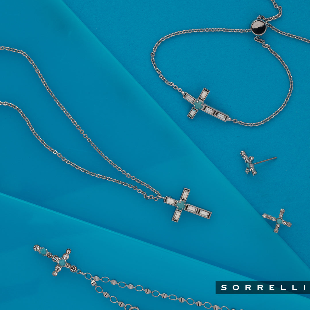 Miley Cross Stud Earring - EEN1PDSTO