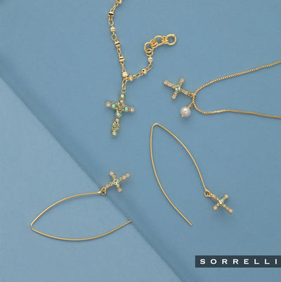 Joelle Cross Pendant Necklace - NEX8BGSGR