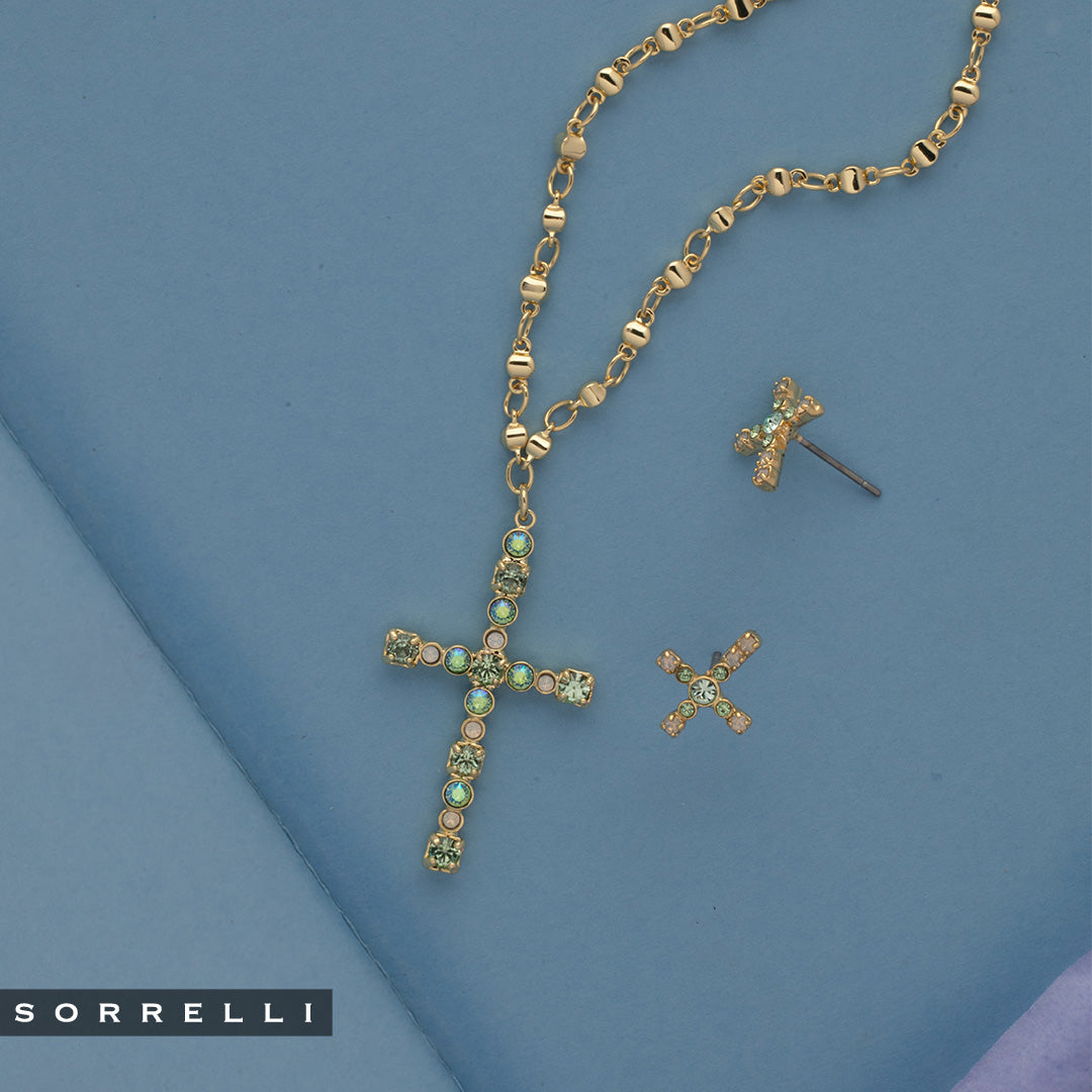 Charmaine Cross Pendant Necklace - NEX2BGSGR