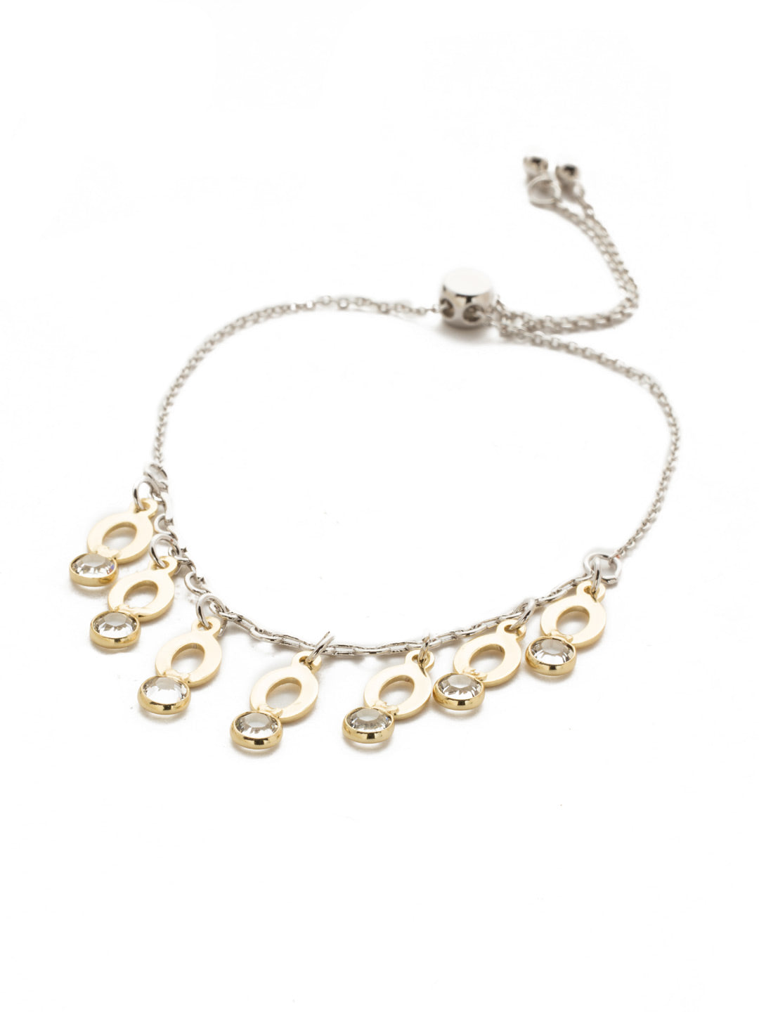 Circlet Crystal Slider Bracelet - 4BEK9MXCRY - <p>Love the look of a charm braclet but want to add a bit of bling? Slip on this slider that's the best of both worlds. From Sorrelli's Crystal collection in our Mixed Metal finish.</p>
