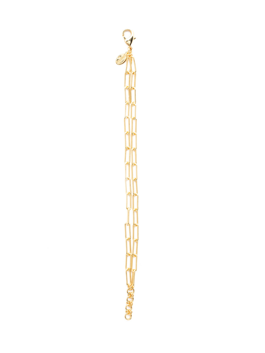 Rory Tennis Bracelet - 4BEV5BGMTL - <p>The Rory tennis bracelet is a great way to add style to any outfit. Two rows of paper clip chains are stacked to achieve the perfect layered look. From Sorrelli's Bare Metallic collection in our Bright Gold-tone finish.</p>