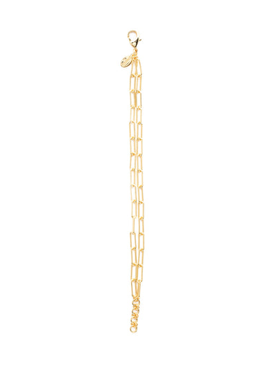 Rory Tennis Bracelet - 4BEV5BGMTL - <p>The Rory tennis bracelet is a great way to add style to any outfit. Two rows of paper clip chains are stacked to achieve the perfect layered look. From Sorrelli's Bare Metallic collection in our Bright Gold-tone finish.</p>