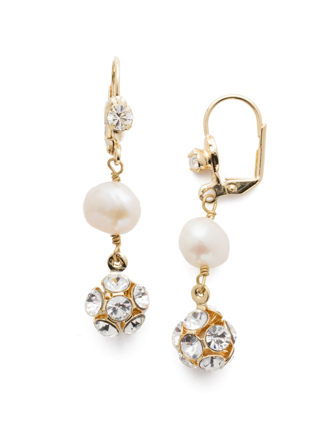 Isla Dangle Earring - 4EEF16MXMDP - <p>Understated and delicate, the touch of sparkle and pair of pearls in this pair are all you need to radiate beauty. From Sorrelli's Modern Pearl collection in our Mixed Metal finish.</p>