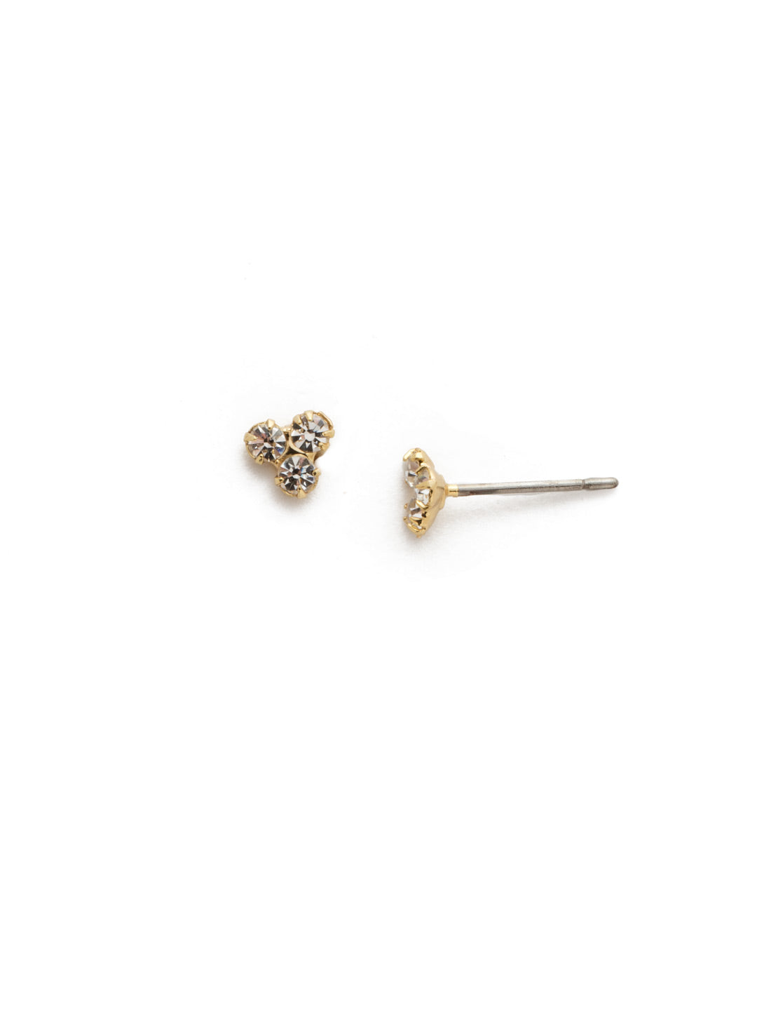 Halia Trinity Crystal Stud Earrings - 4EEK27BGCRY - <p>A terrific trio of sparkling crystals is easy to fasten on to give any outfit the perfect amount of shine. From Sorrelli's Crystal collection in our Bright Gold-tone finish.</p>
