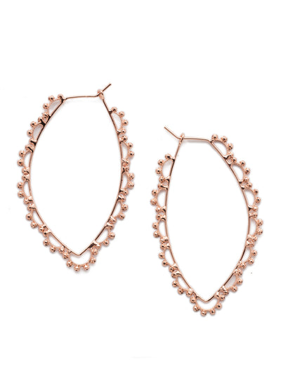 Brighton Hoop Earrings - 4EES81RGCRY - <p>We've taken this twist on the hoop design a new direction with our Brighton Hoop Earrings. Ornately beautiful, the hand-soldered metalwork makes them a standout pair. From Sorrelli's Crystal collection in our Rose Gold-tone finish.</p>