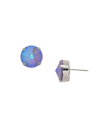 Nadine Stud Earrings - 4EEZ17PDVE - <p>The Nadine Stud Earrings feature a single round cut crystal on a post. Need help picking a stud? <a href="https://www.sorrelli.com/blogs/sisterhood/round-stud-earrings-101-a-rundown-of-sizes-styles-and-sparkle">Check out our size guide!</a> From Sorrelli's Violet Eyes collection in our Palladium finish.</p>