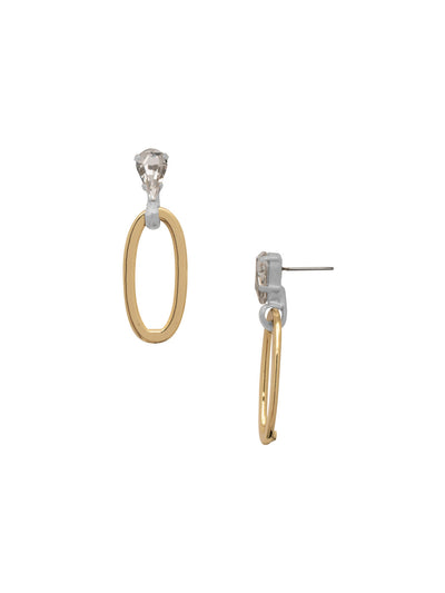 Gigi Dangle Earring - 4EFC8MXCRY(SP) - <p>MX/Crystal - BG and PD mixed plating From Sorrelli's Crystal collection in our Mixed Metal finish.</p>