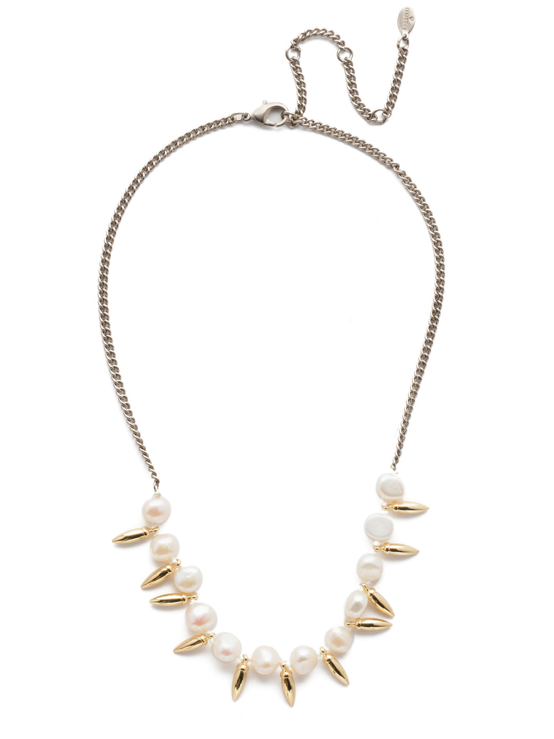 Neptune Classic Necklace - 4NEF18MXMDP - <p>An ode to the sea, beads of pearls and metallic drops join on this adjustable strand, taking everyday wear and specialty occasion outfits up a notch. From Sorrelli's Modern Pearl collection in our Mixed Metal finish.</p>