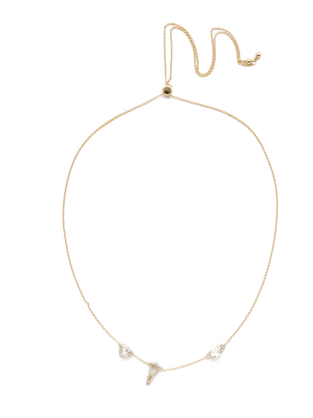 Arielle Crystal Pendant Necklace - 4NEK13BGCRY