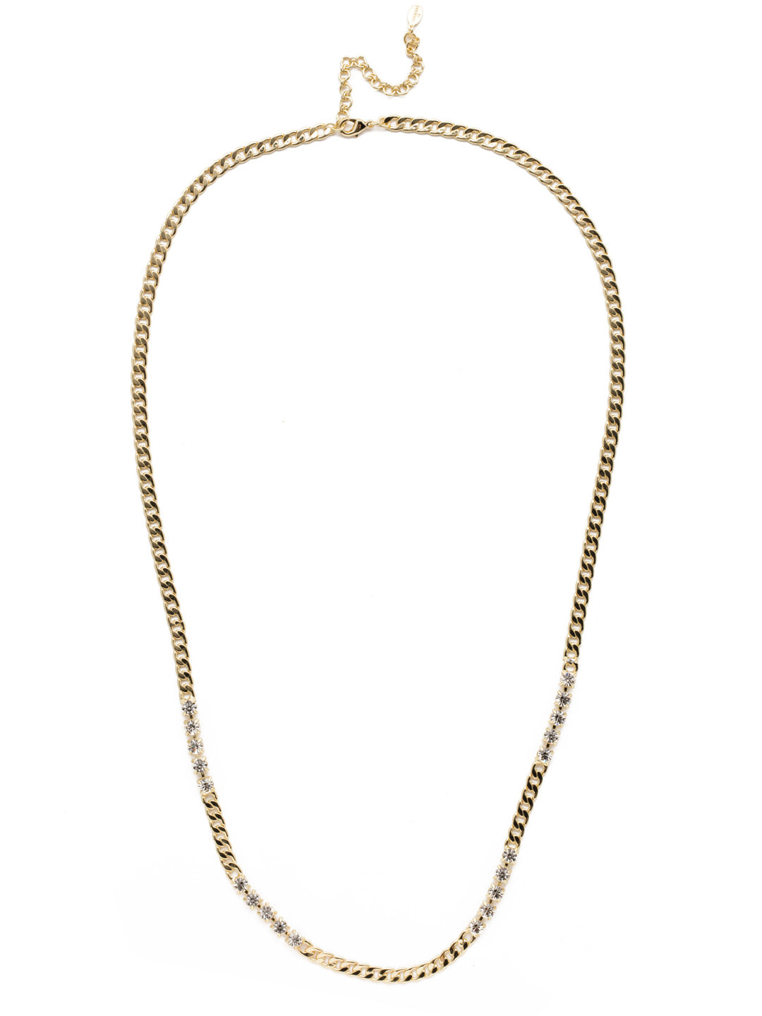 Alaia Crystal Long Necklace - 4NEK16BGCRY