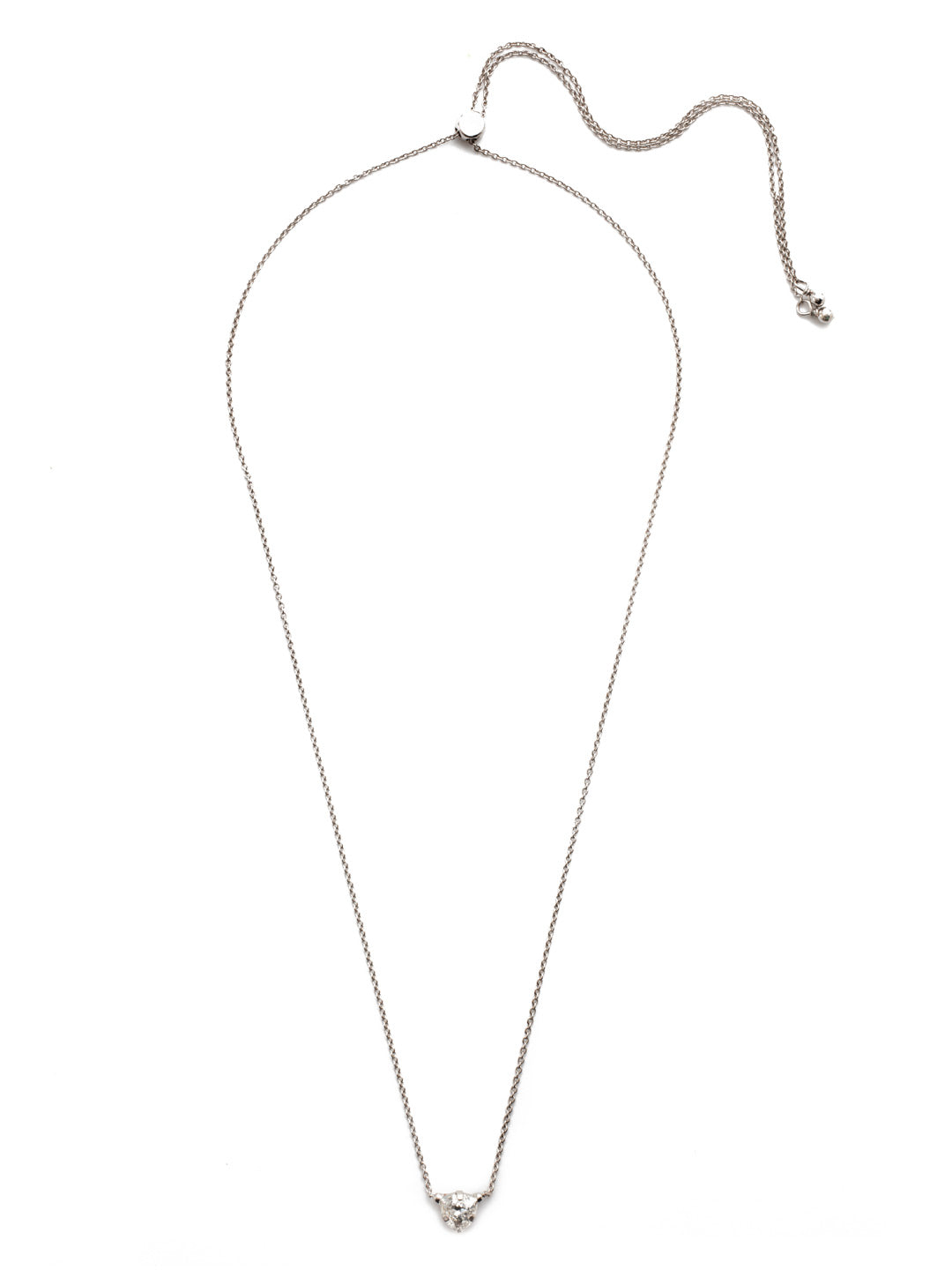Sedge Pendant Necklace - 4NEK5RHCRY - <p>Classic and stunning. You don't have to look far when it comes to adding timeless beauty to your warddrobe. It's right here with this antique triangle crystal pendant. From Sorrelli's Crystal collection in our Palladium Silver-tone finish.</p>