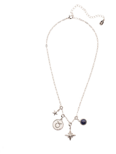 Taurus Pendant Necklace - 4NEU85RHIND - <p>Let everyone know your sign! The Taurus Pendant necklace has a beautiful medallion charm with your astological symbol on it. The pendant hangs from a simple yet modern link chain. From Sorrelli's Industrial collection in our Palladium Silver-tone finish.</p>