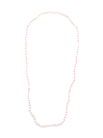 Abigail Long Necklace - 4NEV15ASBM - <p>The Abigail Long Necklace gives the classic freshwater pearl an edgy look; a long colorful thread hosts a string of assorted freshwater pearls. From Sorrelli's AGBM collection in our Antique Silver-tone finish.</p>
