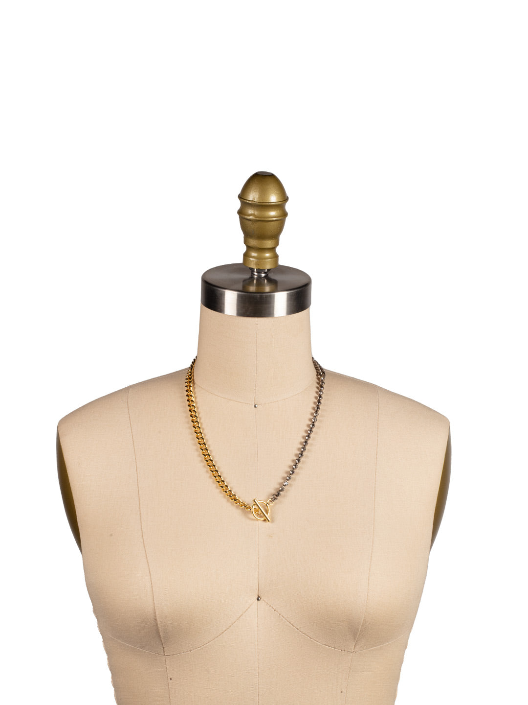 Jordan Half Crystal Tennis Necklace - 4NFC2MXCRY