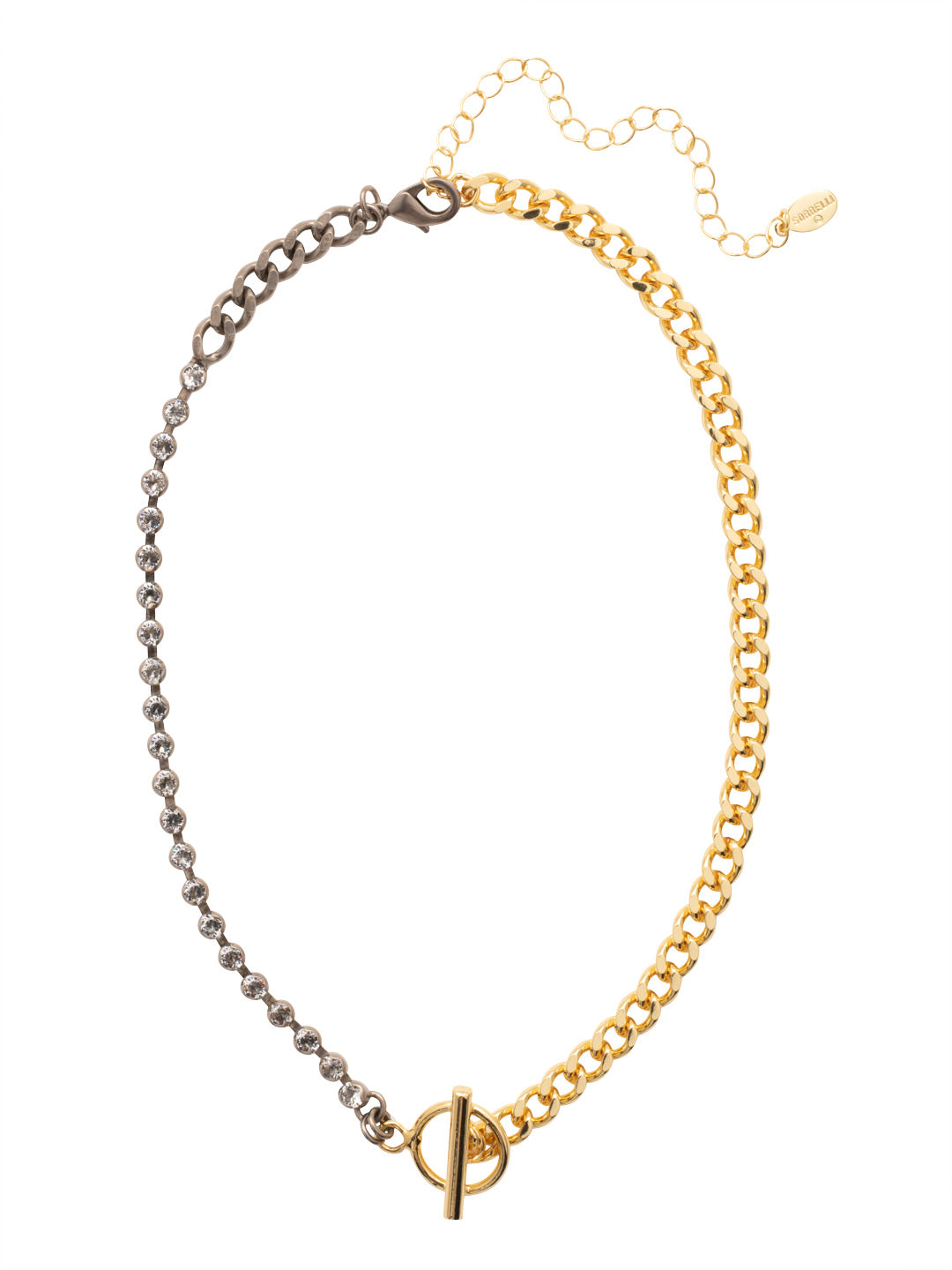 Product Image: Jordan Half Crystal Tennis Necklace