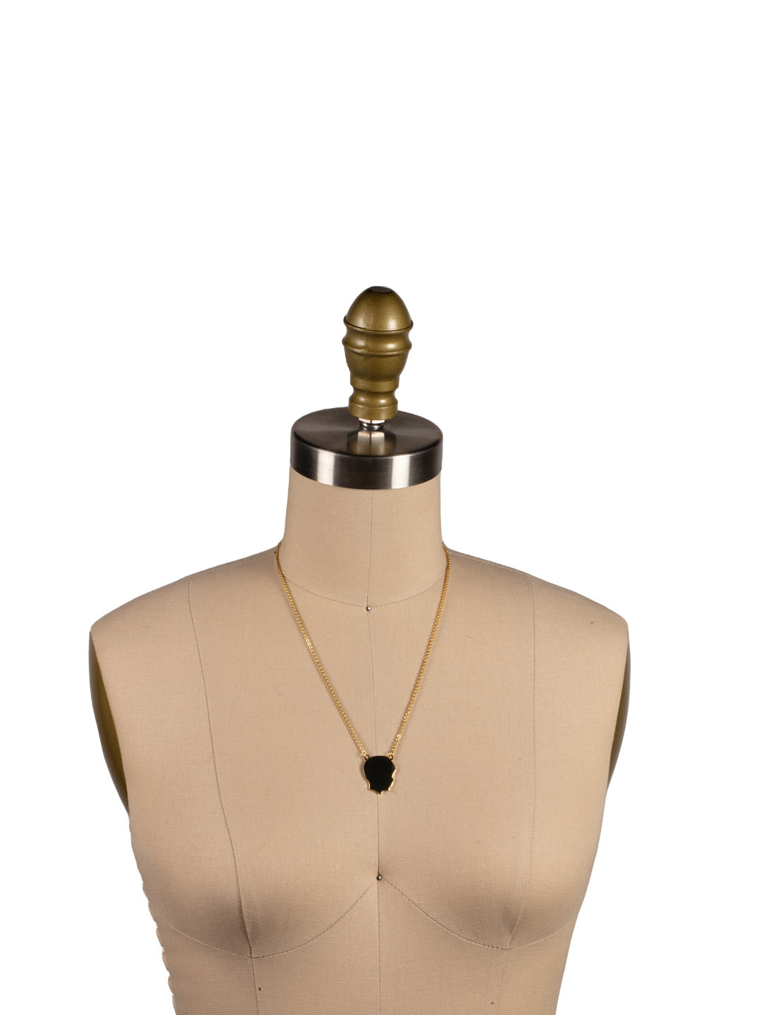 Boy Silhouette Pendant Necklace - 4NFF102BGMTL