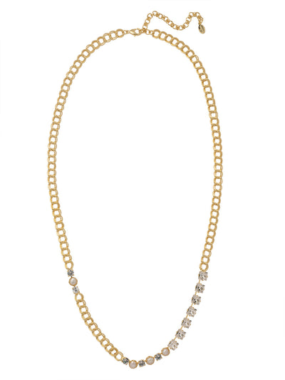 Alexa Long Necklace - 4NFF60BGMDP - <p>The Alexa Long Necklace features a long chunky chain with accents of pearls and crystals. From Sorrelli's Modern Pearl collection in our Bright Gold-tone finish.</p>