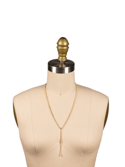 Mini Lena Lariat Long Necklace - 4NFL13BGCRY