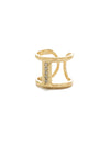 Amenia Offset Double Band Ring