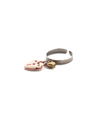 Eliza Band Ring - 4RET9MXMTL - <p>Bracelets and necklaces don't have to have all of the charm fun. Get it with the Eliza Band Ring, too. From Sorrelli's Bare Metallic collection in our Mixed Metal finish.</p>
