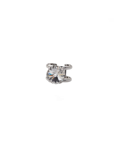 Nadine Statement Ring - 4REZ17PDCRY - <p>The Nadine Statement Ring does just that…makes a statement! Two adjustable ring bands host a chunky round cut crystal. Adjustable to fit ring sizes 6-8. From Sorrelli's Crystal collection in our Palladium finish.</p>