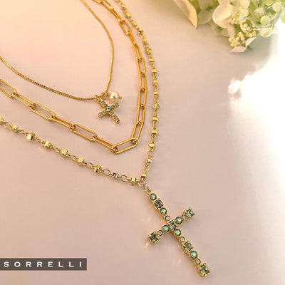 Joelle Cross Pendant Necklace - NEX8BGSGR