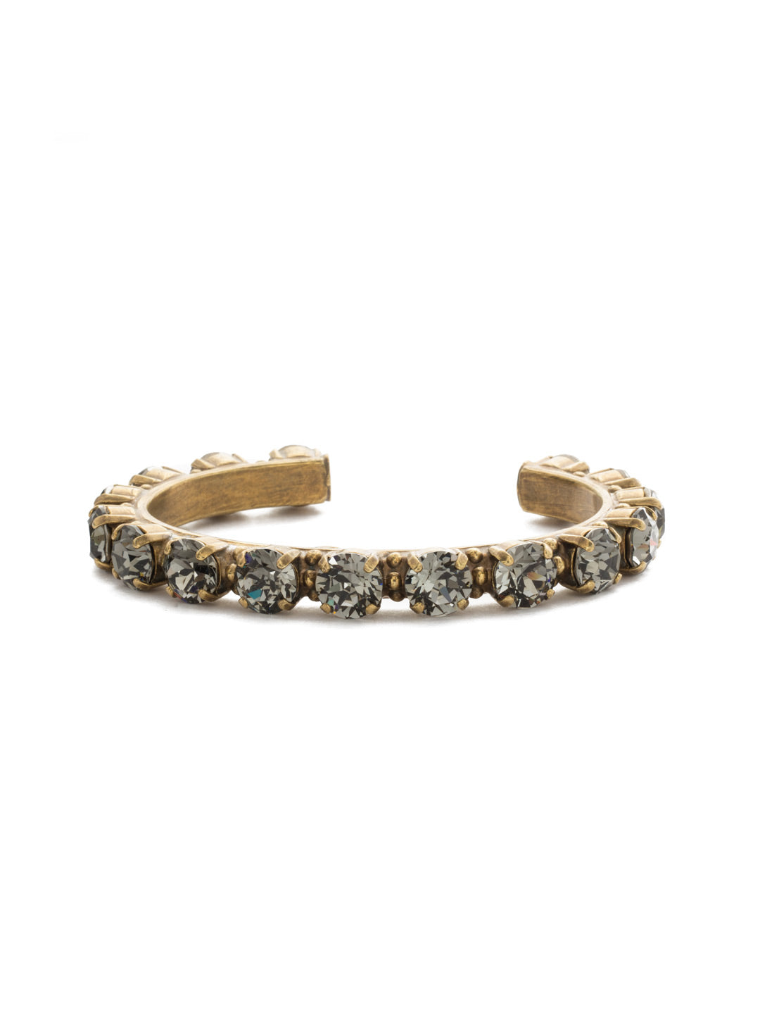 Riveting Romance Cuff Bracelet - BCL23AGBD - <p>Truly antique-inspired, this piece can be mixed and matched in so many ways. Wear it with a vintage inspired outfit, or add a twist to a modern trend. This piece will match with everything! From Sorrelli's Black Diamond collection in our Antique Gold-tone finish.</p>