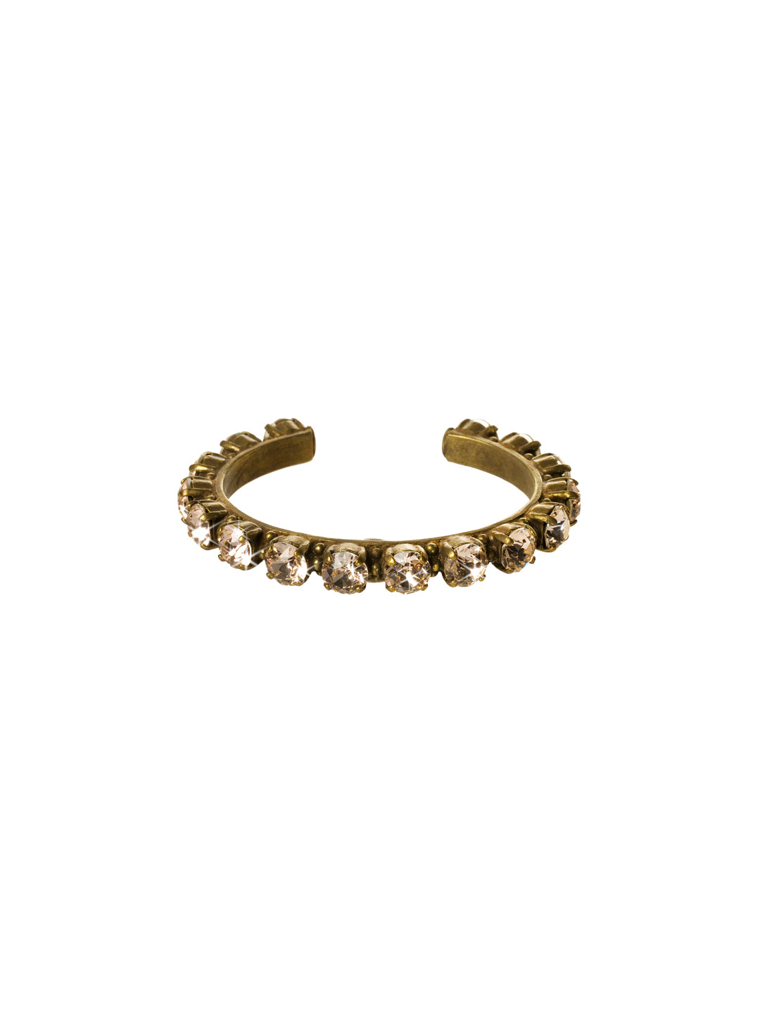 Riveting Romance Cuff Bracelet - BCL23AGNT - <p>Truly antique-inspired, this piece can be mixed and matched in so many ways. Wear it with a vintage inspired outfit, or add a twist to a modern trend. This piece will match with everything! From Sorrelli's Neutral Territory collection in our Antique Gold-tone finish.</p>