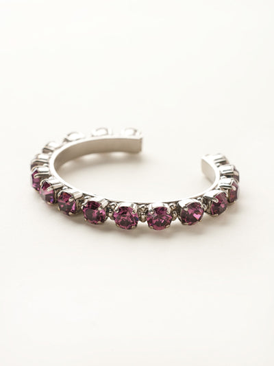 Riveting Romance Cuff Bracelet - BCL23ASAM - <p>Truly antique-inspired, this piece can be mixed and matched in so many ways. Wear it with a vintage inspired outfit, or add a twist to a modern trend. This piece will match with everything! From Sorrelli's Amethyst collection in our Antique Silver-tone finish.</p>
