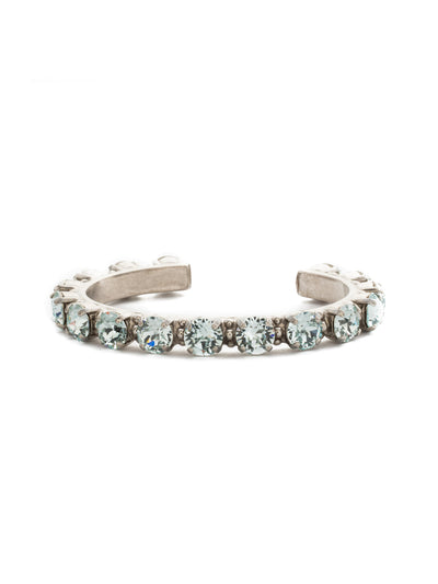 Riveting Romance Cuff Bracelet - BCL23ASLAQ - <p>Truly antique-inspired, this piece can be mixed and matched in so many ways. Wear it with a vintage inspired outfit, or add a twist to a modern trend. This piece will match with everything! From Sorrelli's Light Aqua collection in our Antique Silver-tone finish.</p>