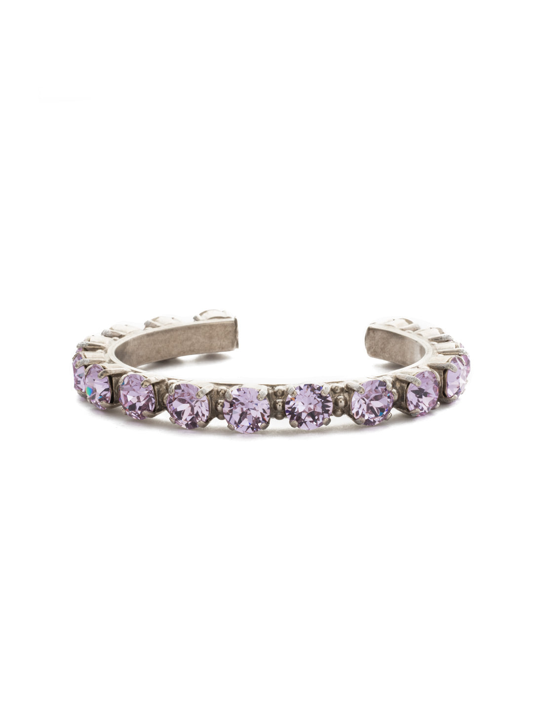 Riveting Romance Cuff Bracelet - BCL23ASVI - <p>Truly antique-inspired, this piece can be mixed and matched in so many ways. Wear it with a vintage inspired outfit, or add a twist to a modern trend. This piece will match with everything! From Sorrelli's Violet collection in our Antique Silver-tone finish.</p>