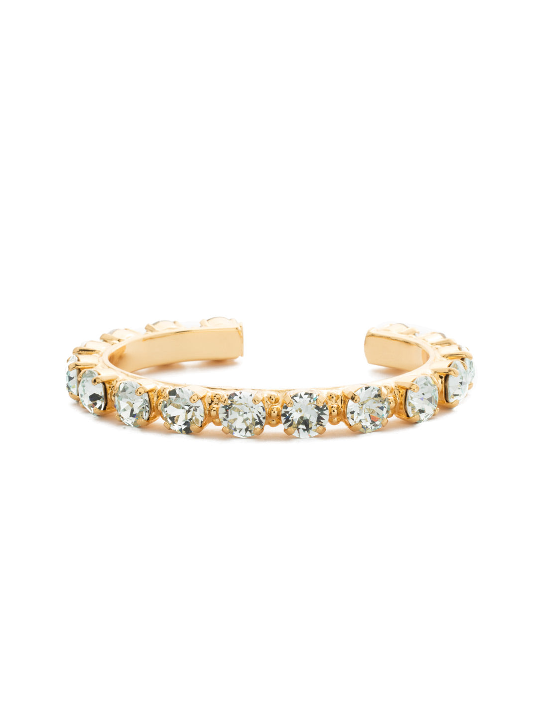 Riveting Romance Cuff Bracelet - BCL23BGLAQ - <p>Truly antique-inspired, this piece can be mixed and matched in so many ways. Wear it with a vintage inspired outfit, or add a twist to a modern trend. This piece will match with everything! From Sorrelli's Light Aqua collection in our Bright Gold-tone finish.</p>