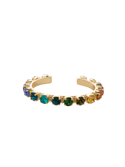 Riveting Romance Cuff Bracelet - BCL23BGPRI - <p>Truly antique-inspired, this piece can be mixed and matched in so many ways. Wear it with a vintage inspired outfit, or add a twist to a modern trend. This piece will match with everything! From Sorrelli's Prism collection in our Bright Gold-tone finish.</p>