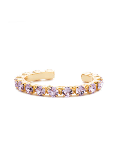 Riveting Romance Cuff Bracelet - BCL23BGVI - <p>Truly antique-inspired, this piece can be mixed and matched in so many ways. Wear it with a vintage inspired outfit, or add a twist to a modern trend. This piece will match with everything! From Sorrelli's Violet collection in our Bright Gold-tone finish.</p>