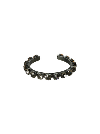 Riveting Romance Cuff Bracelet - BCL23GMBD - <p>Truly antique-inspired, this piece can be mixed and matched in so many ways. Wear it with a vintage inspired outfit, or add a twist to a modern trend. This piece will match with everything! From Sorrelli's Black Diamond collection in our Gun Metal finish.</p>