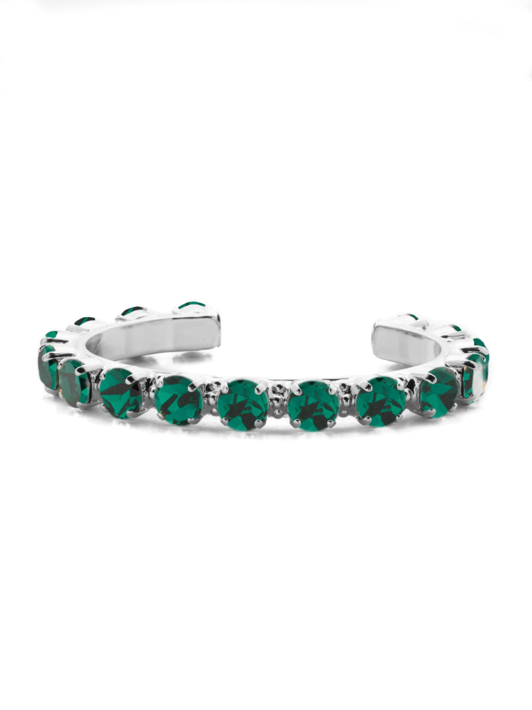 Riveting Romance Cuff Bracelet - BCL23PDEME - <p>Truly antique-inspired, this piece can be mixed and matched in so many ways. Wear it with a vintage inspired outfit, or add a twist to a modern trend. This piece will match with everything! From Sorrelli's Emerald collection in our Palladium finish.</p>