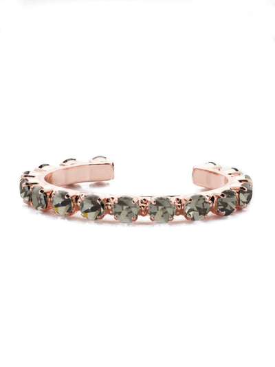 Riveting Romance Cuff Bracelet - BCL23RGBD - <p>Truly antique-inspired, this piece can be mixed and matched in so many ways. Wear it with a vintage inspired outfit, or add a twist to a modern trend. This piece will match with everything! From Sorrelli's Black Diamond collection in our Rose Gold-tone finish.</p>