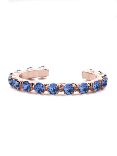 Riveting Romance Cuff Bracelet - BCL23RGSAP - <p>Truly antique-inspired, this piece can be mixed and matched in so many ways. Wear it with a vintage inspired outfit, or add a twist to a modern trend. This piece will match with everything! From Sorrelli's Sapphire collection in our Rose Gold-tone finish.</p>