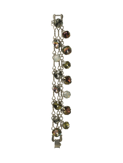 Dripping With Crystals Bracelet Classic Bracelet - BCM30ASCJ - This bracelet isn't for just hanging around. Crystals dangle from three delicate chains to create a look that's dripping in dazzle. From Sorrelli's Concrete Jungle collection in our Antique Silver-tone finish.